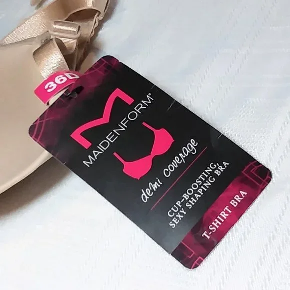 Maidenform Bras Women T-Shirt Demi Coverage Underwire Nude 36D Cup Comfort Bra - Picture 6 of 11